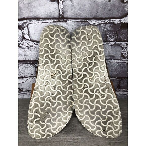 Betula Birkenstock Orange Leather Cork Strap Slide Sandals Women Sz 39EU/8.5M US - Picture 14 of 16